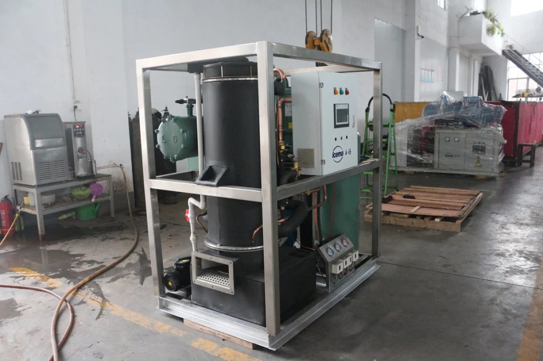 China Top 2000kg 2 Ton Tube Ice Machine CE Approved SUS304 Evaporator Ice Tube Maker Philippines